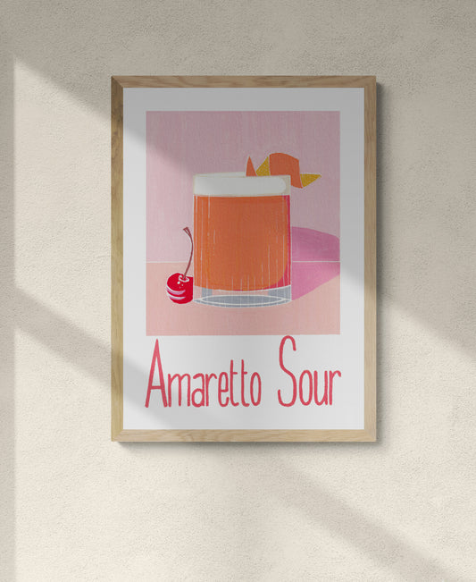 Amaretto Sour Print