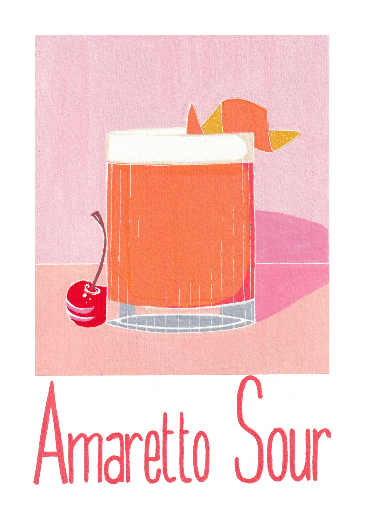Amaretto Sour Print