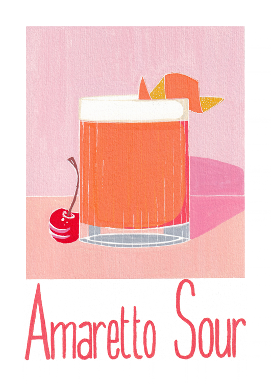 Amaretto Sour Print