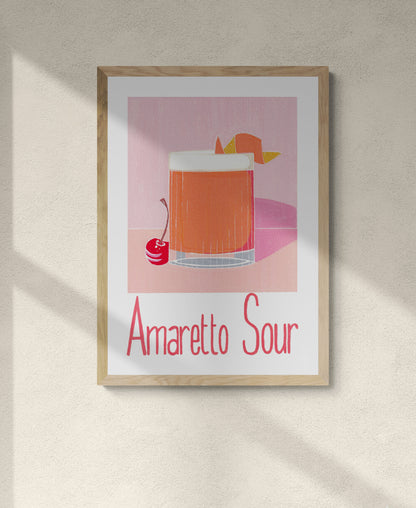 Amaretto Sour Print
