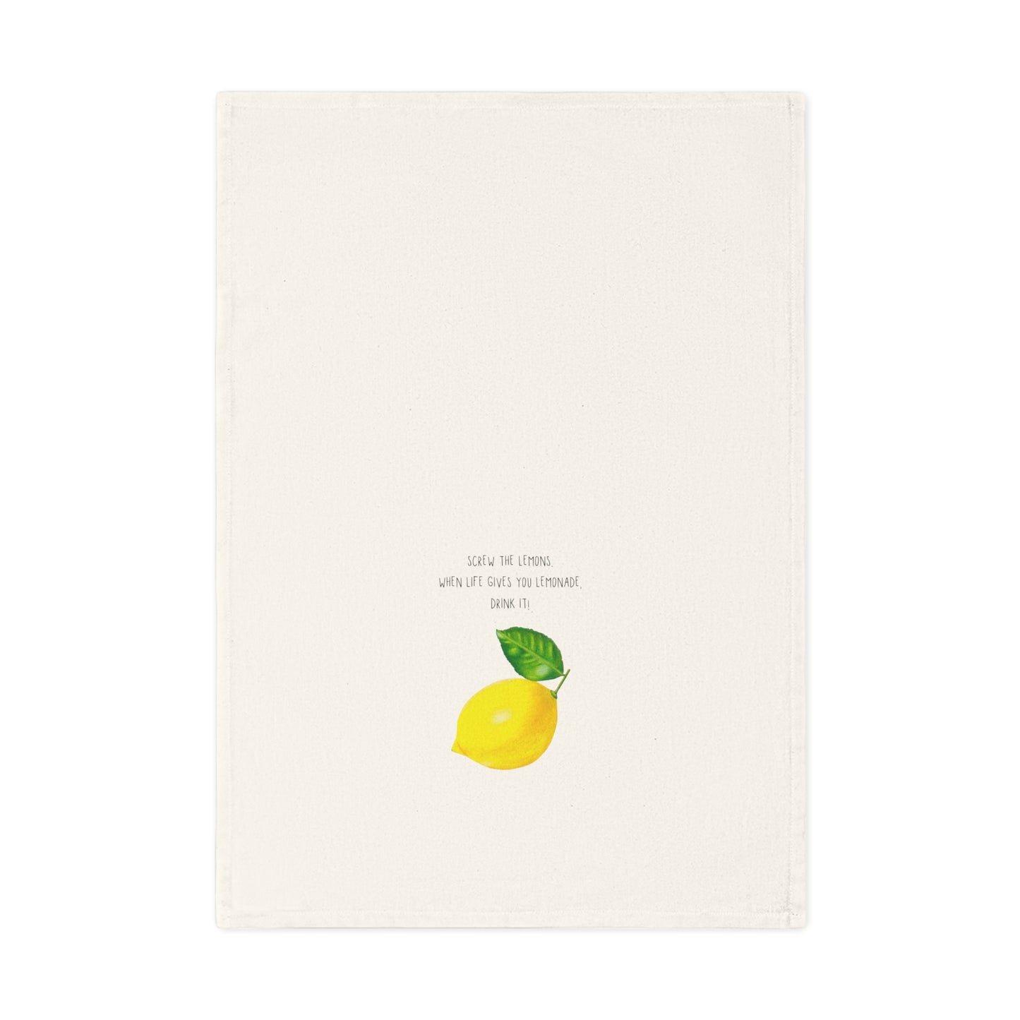 Screw the Lemon Cotton Tea Towel
