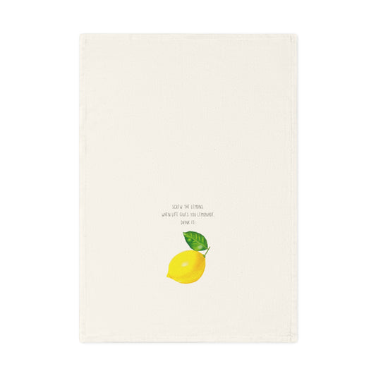 Screw the Lemon Cotton Tea Towel
