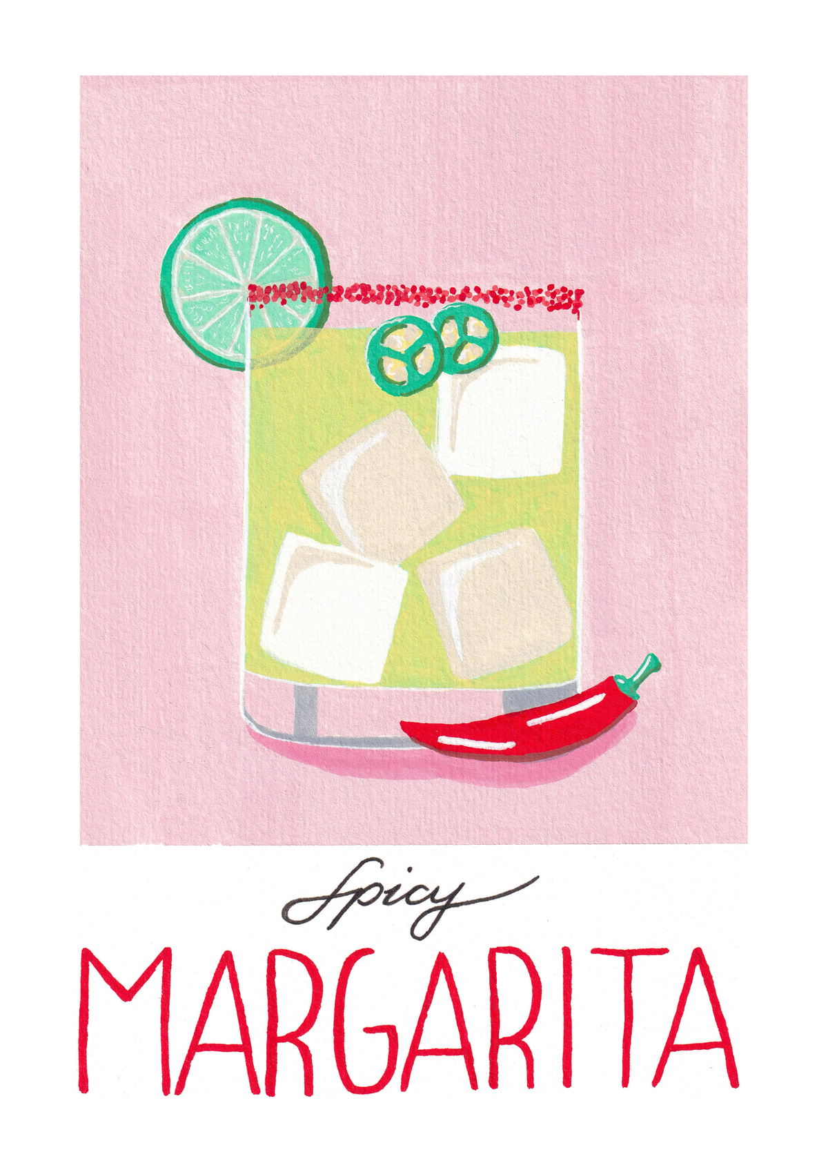 Spicy Margarita Print