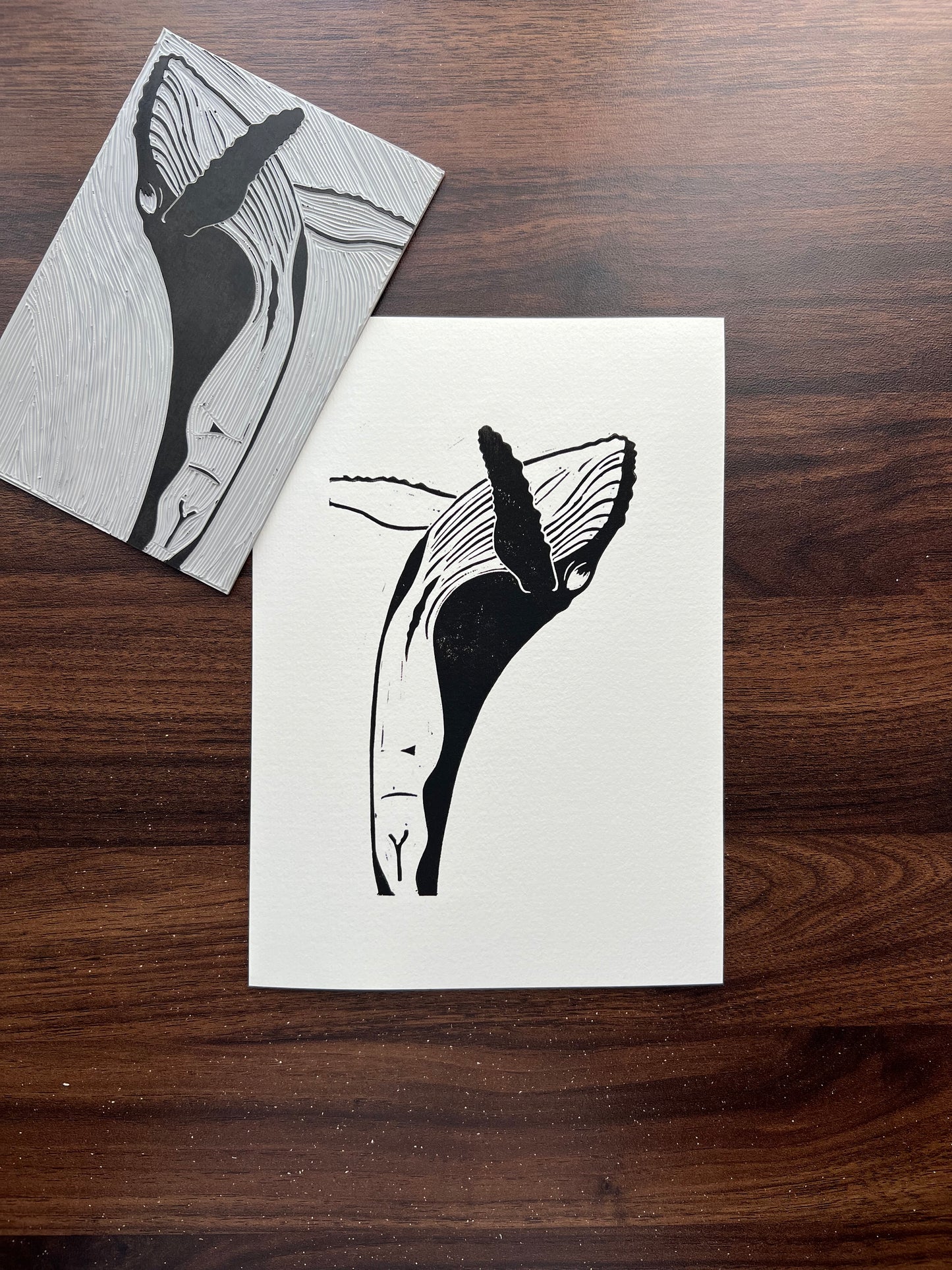 Breach Lino Print