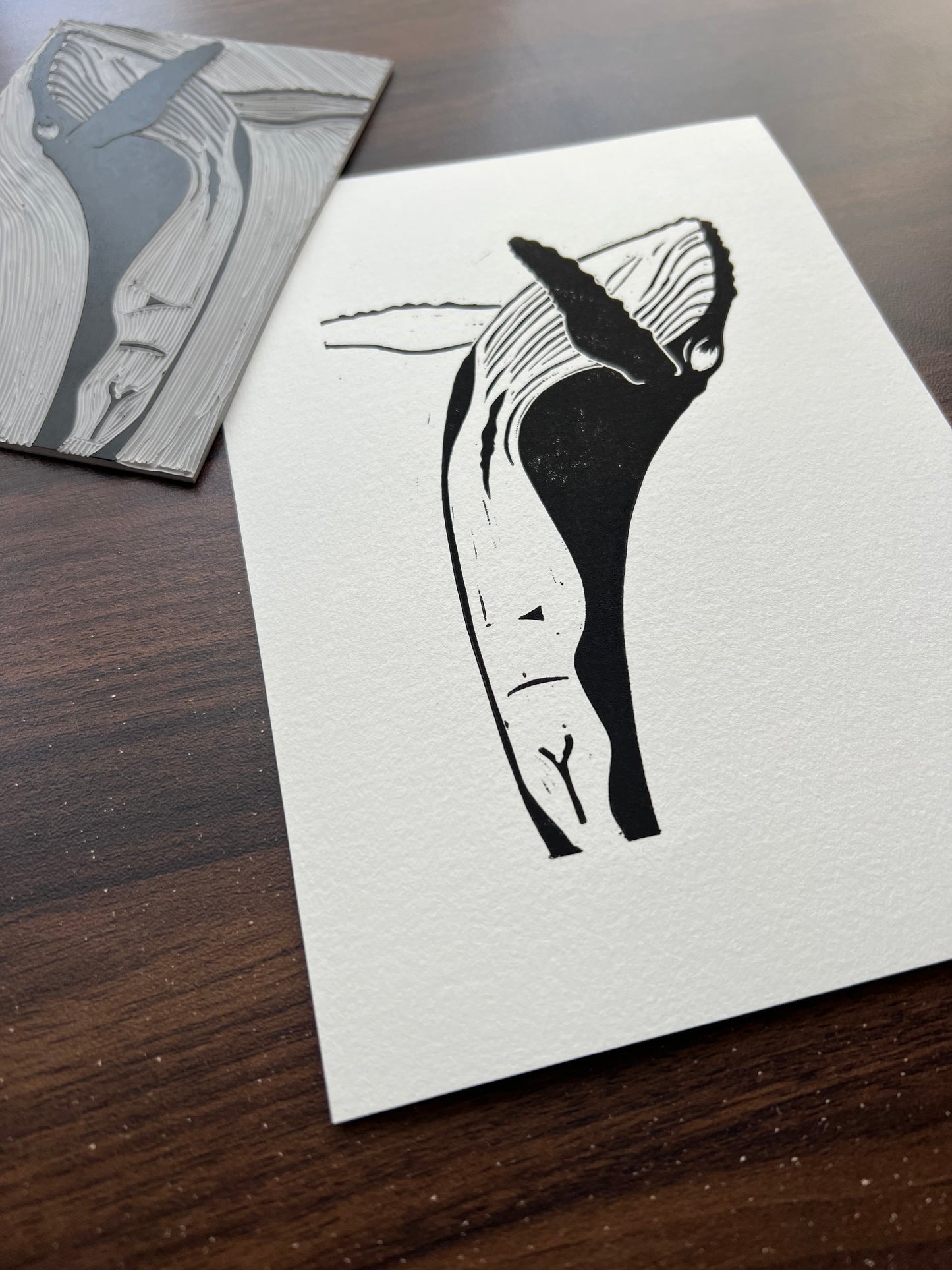 Breach Lino Print