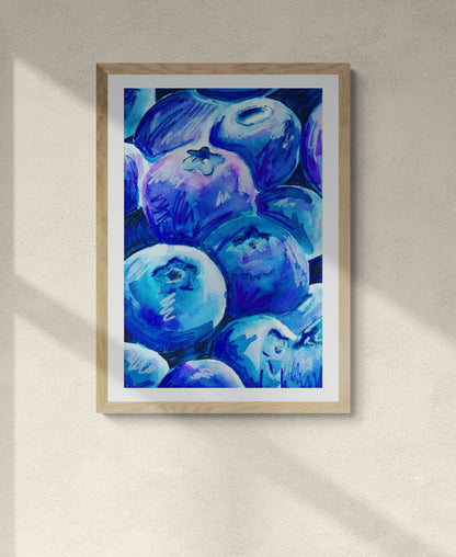 Blueberries Print