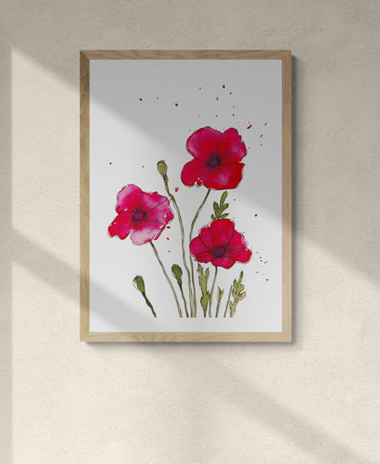 Poppies Print