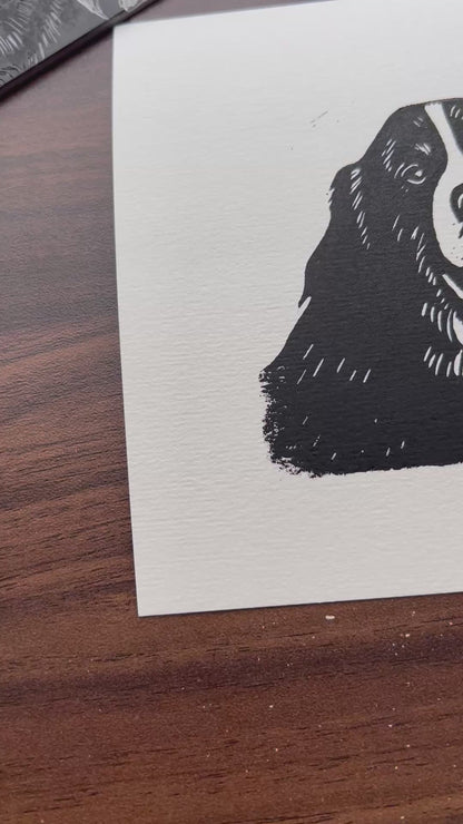 Locals - Max and Monty Lino Print